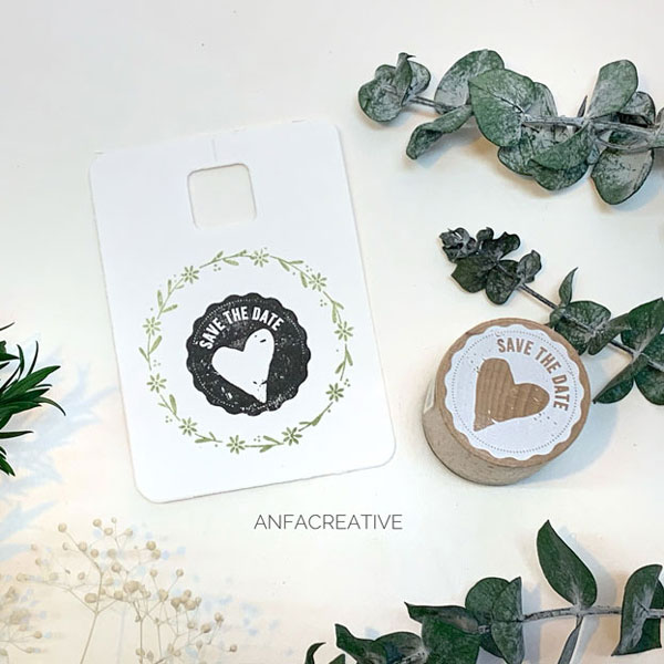 Woodies Stempel "Save the date" - AnFaCreative