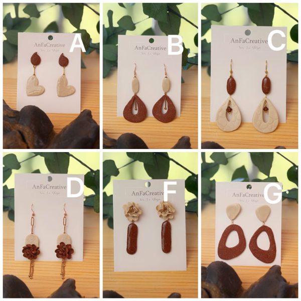 Handgemachte Ohrringe Damen als Unikate in verschiedenen Designs